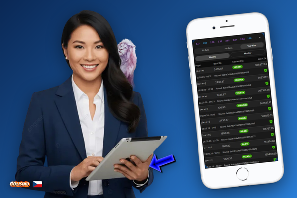 Aviator demo rozhraní s rostoucím násobitelem 3.20× a tlačítkem Cash Out v Golisimo Casino