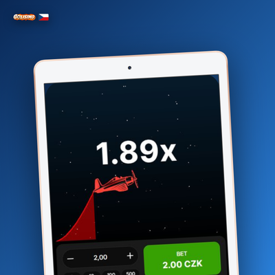 Ikona dvojité sázky v crash hře Aviator pro hráče Golisimo Casino