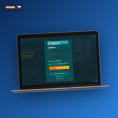 Klasická registrace e-mailem a heslem jako základní metoda v Golisimo Casino