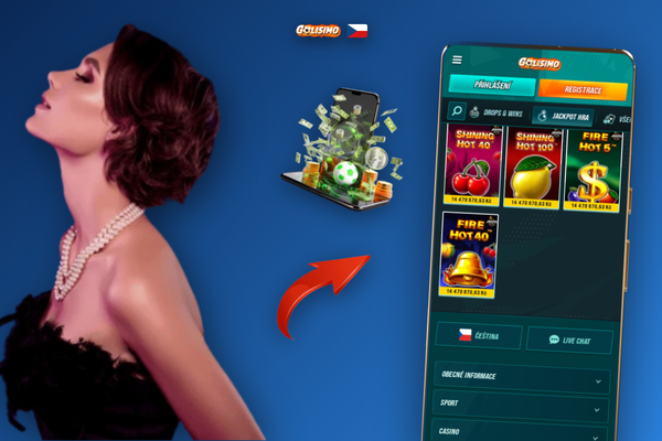 Registrační formulář Golisimo Casino s vyplněným polem pro promo kód GOLICZ21