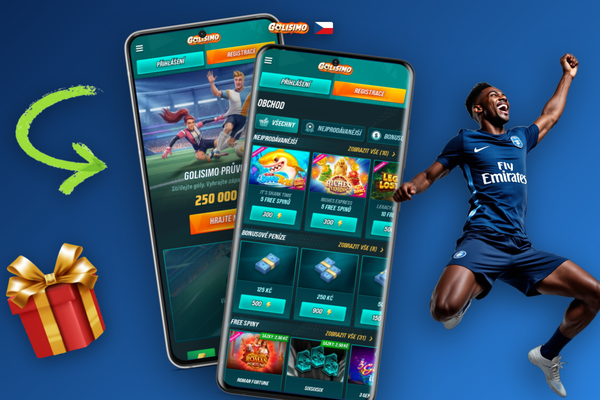 Registrační formulář Golisimo Casino v mobilu – přihlášení a založení účtu