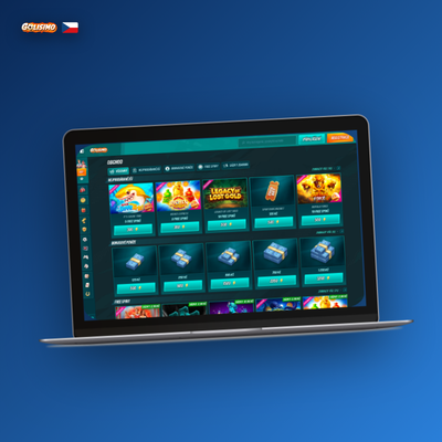 Golisimo Casino mobilní aplikace s otevřeným sázkovým kupónem a živými kurzy